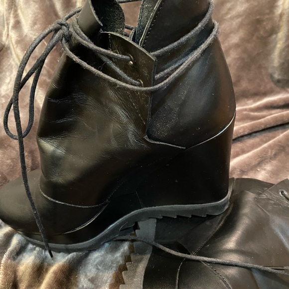 Metamorpoza platform wedge boots 40 - Picture 7 of 12